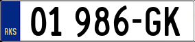 Truck License Plate